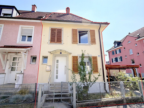 Reihenendhaus am Rande der Lörracher Innenstadt