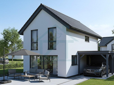 Energiesparendes Einfamilienhaus NEUBAU mit 273 m² Grundstück in Trockenborn-Wolfersdorf