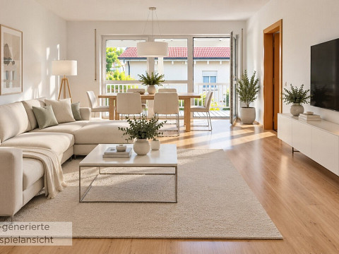 Ihr Rückzugsort zum Wohlfühlen! Helle 3 Zimmer-Terrassenwohnung mit Balkon & viel Grün!